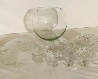Cut Glass Candy Dishes & More