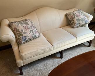 Ethan Allen Camelback Sofa