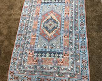 Moroccan Pastel Color Area Rug