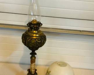 Brass & Marble Lamp