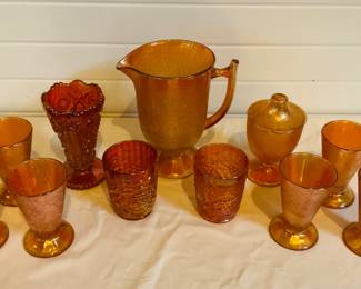 Marigold Carnival Glass