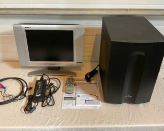 Magnavox TV & Infinity Subwoofer
