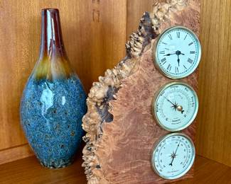 Charles Elkan bird's-eye maple burl weather station-Oregon