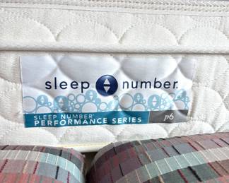 Dual chamber Sleep Number P6 bed with remote