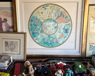 Marc Chagall "Pairs Opera House" original lithograph