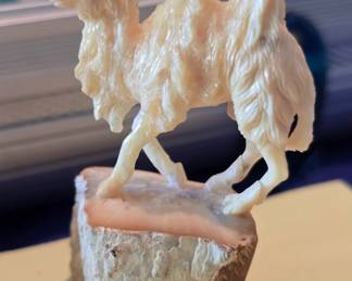 Exquisite, masterfully carved bone Camel