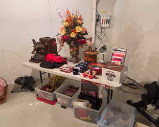 Folding Table, Holiday Decor 