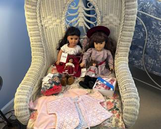 Wicker Rocking Chair, American Girl Dolls