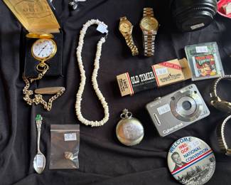 Watches, Sony Digital Camera, Pins, Pocket Watches 