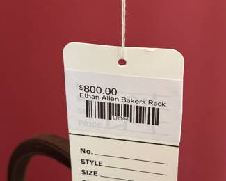 Ethan Allen Bakers Rack