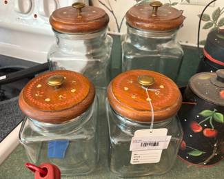 Vintage Anchor Hocking Canister Set 