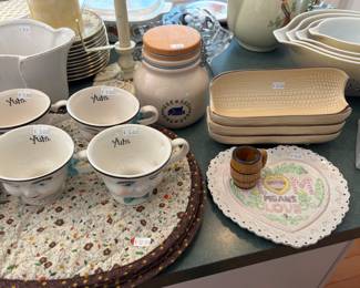 Corn Plates, Placemats, Mugs 