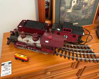 Stanley Dresser and Mirror, Model Trains