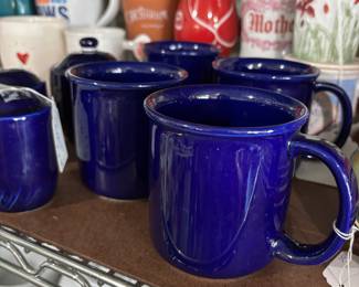 Cobalt Blue Mugs