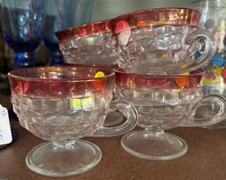 Crown Red mugs