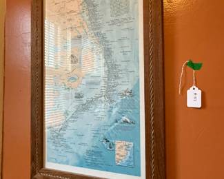 Item #183 Map of the Ghost Fleet of the Outer Banks, c. 1980s