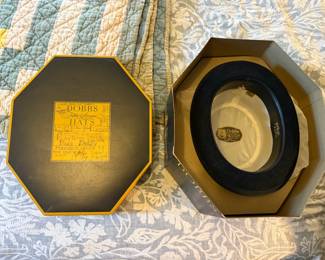 Item #119 Dobbs Bowler Hat w/ Original Box, Mint Condition