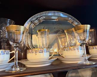 Item #221 Matching Cordial/Water Glasses, Set of Sixteen