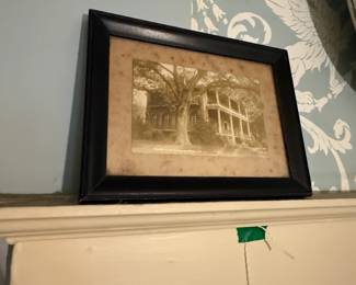 Item #69 Framed Photo of Wessington House in Edenton, Good Condition