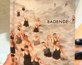 Item #84 Art Print and Accompanying Book, 'Badende', Cluca, Good Condition