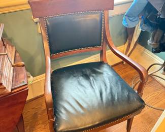 Item #191 Chairs sourced from US Capital, c. 1950s-60s, Lot of Eight 37" 20" 22"