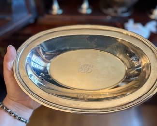 Item #222 Tiffany Sterling Silver Bread Plate
