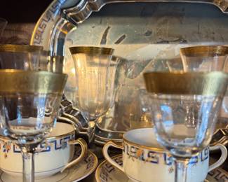 Item #221 Matching Cordial/Water Glasses, Set of Sixteen