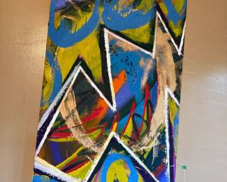 Item #88 Ellen Gamble, Contemporary Art, 2000, Good Condition, 36" 29"
