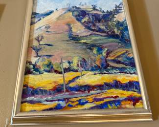 Item #137 Paiting, California Impressionist, 1990s , Good Condition, 20" 16"