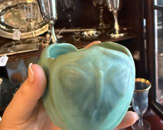 Item #236 1940s Sea-Green Van Briggle Pottery Vase