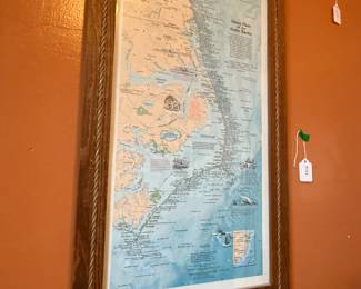 Item #183 Map of the Ghost Fleet of the Outer Banks, c. 1980s
