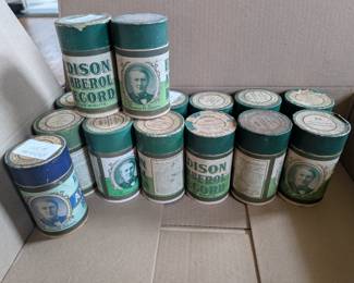 Item #44-B 4 Minute Wax Edison Amberol Records Qty of 15