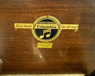 Item #1 Viva-Tonal Phonograph, Great Condition, H36" W19" D20"