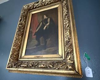 Item #55 Medium Dutch Painting, Copy of a Van Dyck Painting, Late 16th, Aged Good Condition , 23.75" 18.25" 3"