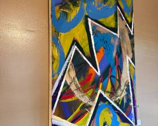 Item #88 Ellen Gamble, Contemporary Art, 2000, Good Condition, 36" 29"