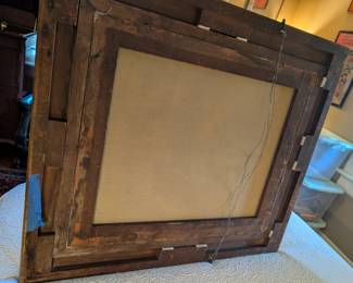 Item #52 Large Dutch Painting, Dutch Gentleman, 1580-1600, Aged , Good Condition 34.25" 33.5" 3"