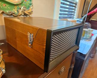 Item #97 Crosley Record Player w/ Auto Changer, 2003, No Longer Made, Good Condition, 8" 15" 18"
