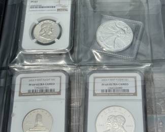 Item #308 Graded Coin Lot of 8