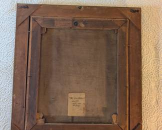 Item #53 Medium Dutch Painting, 'Reading a Letter', Late 16th C. , Aged, Good Condition , 27" 29" 2.5"