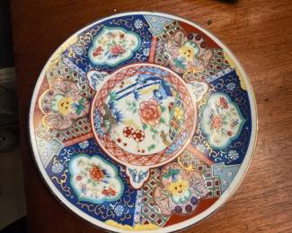 Item #28 Imari Japanese Floral Plate , Great Condition , Diameter6.5"