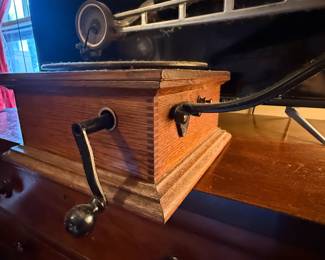 Item #123 Columbia Front Mount Phonograph by Sears, Non-Functional, Original Parts