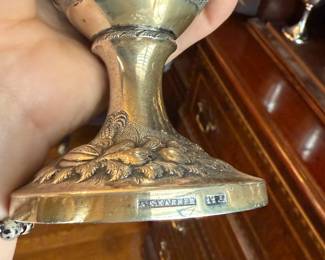 Item #239 1810s Coin Silver Pitcher, Sourced from Maryland - Marked A.E. Warner