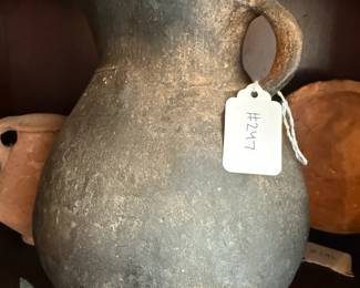 Item #247 Roman Blackware Large Pitcher, Sourced from S. France, c. 100 CE