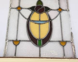 Item #115 Stained Glass , Good Condition, 19" 16"
