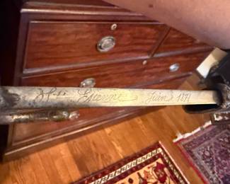 Item #133 1870 French St. Etienne Bayonet, Aged, 27"