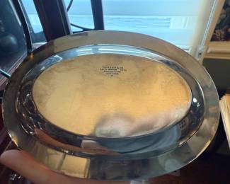 Item #222 Tiffany Sterling Silver Bread Plate