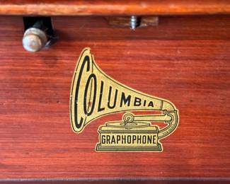 Item #109 Columbia Gramophone, Original Mid-Century Horn(Repainted), 1910 Non-Functional