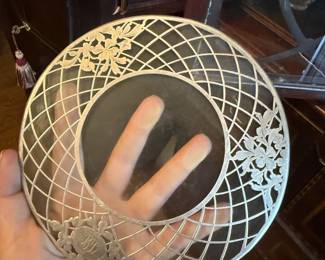 Item #213 Sterling Silver Inlay Trivet