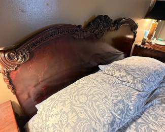 Item #132 Full Size Mahogany Headboard, Good Condition