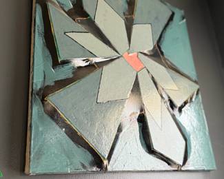 Item #60 Painting, Ellen Gamble Contemporary, Good, 24" 24"